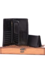 ست 2 تیکه چرم کیف پول وجاکارتی - Image 16