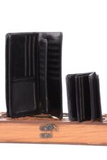 ست 2 تیکه چرم کیف پول وجاکارتی - Image 17